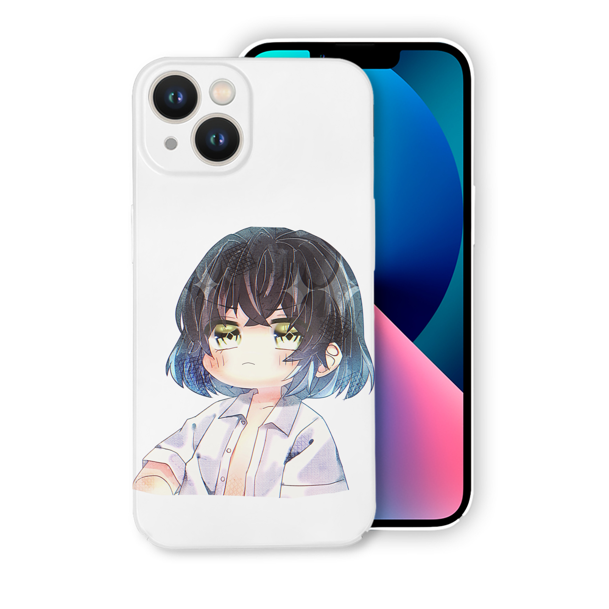 （画像用） 鬼滅の刃（きめつのやいば）嘴平 伊之助／はしびら いのすけ Hashibira Inosuke 【iPhone 14シリーズ対応】ハードケース